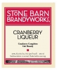 Stone Barn Brandyworks - Cranberry Liqueur (375ml)