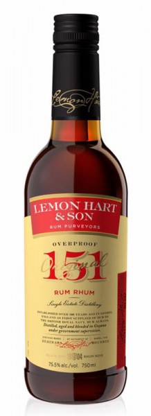 Lemon Hart & Son - 151 Proof Rum 750ml