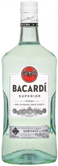 Bacardi - Superior Light Rum 750ml