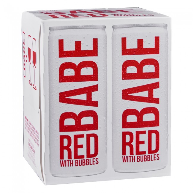 Babe - Red with Bubbles NV (4 pack cans)