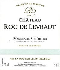 Chateau Roc De Levraut Bordeaux Superieur 750ml