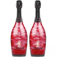 Dream Line Silver Rose Sparkling Wine NV (Spain) 2-Pack
