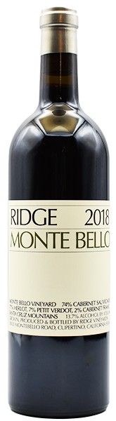 Ridge Vineyards - Monte Bello 2016 750ml