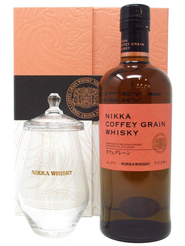 Nikka - Coffey Grain Tasting Glass With Lid Gift Set Whisky 70CL
