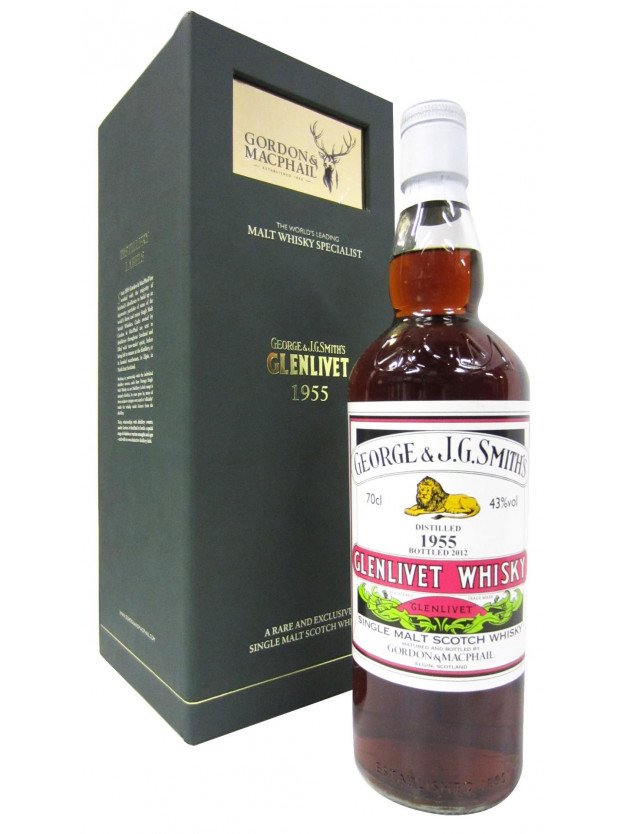 Glenlivet - George & J.G Smith's - 1955 56 year old Whisky 70CL