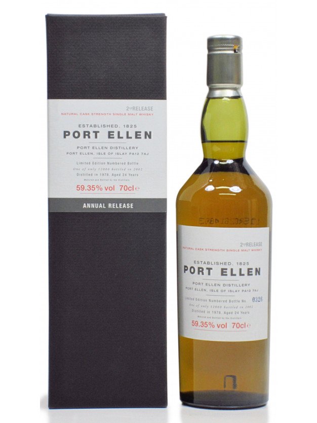 Port Ellen (silent) - 2nd release - 1978 24 year old Whisky 70CL