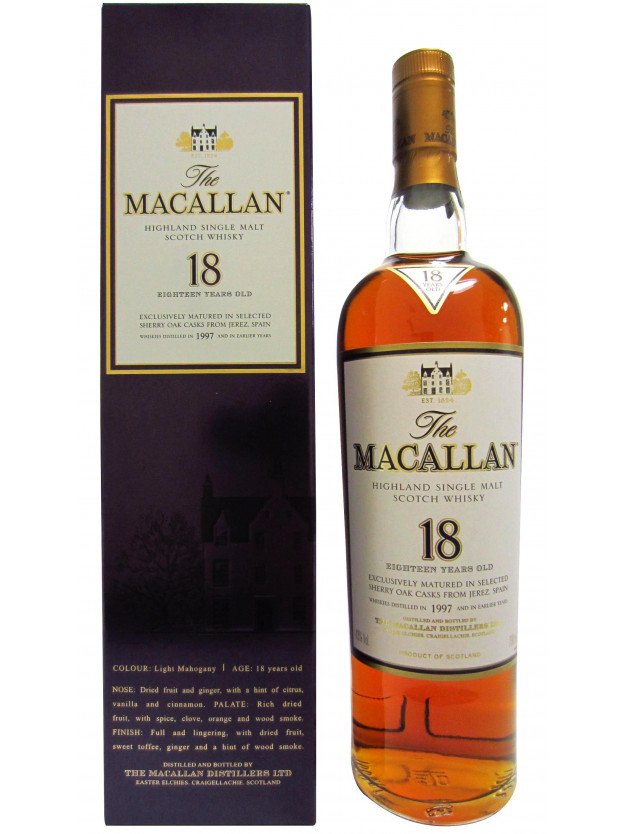 Buy The Macallan 18 Year Old Sherry Oak Online