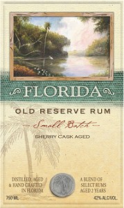 Florida Old Reserve Rum Small Batch Sherry Cask 750ml