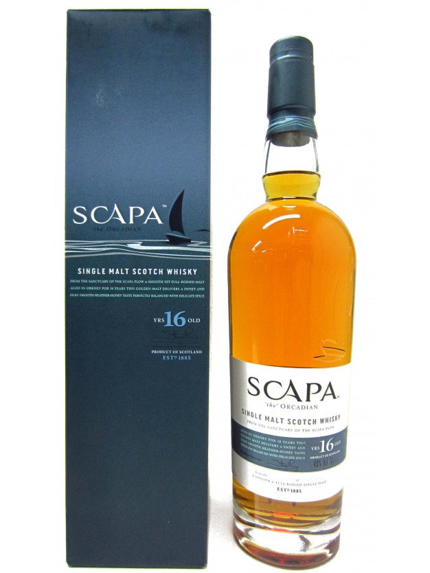 Scapa - The Orcadian Single Malt 16 year old Whisky 70CL