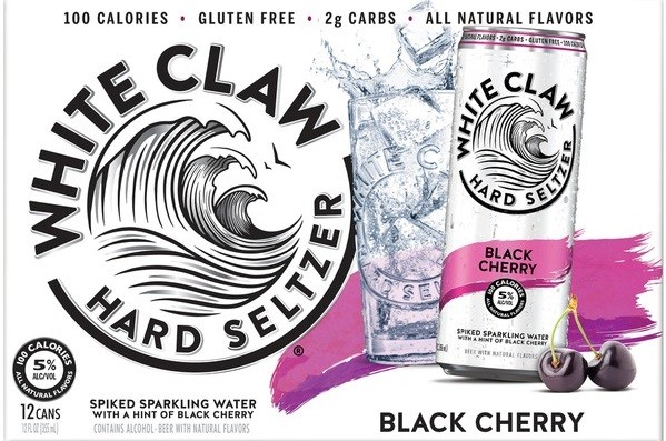 White Claw Black Cherry Hard Seltzer Nationwide Liquor 