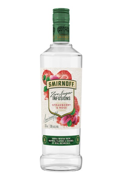 Smirnoff - Zero Sugar Infusions Strawberry & Rose 750ml