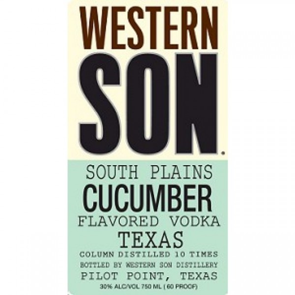 Western Son - Cucumber Vodka 750ml