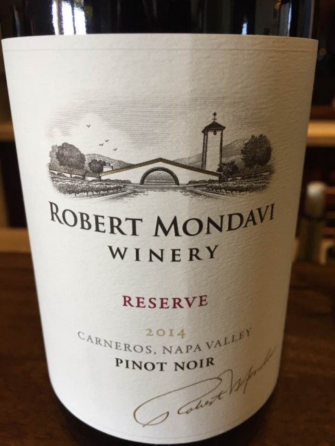 Robert Mondavi - Pinot Noir Carneros Reserve 2014 750ml