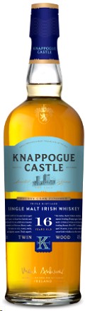 Knappogue Castle Irish Whiskey Single Malt 16 Year Twin Wood 750ml
