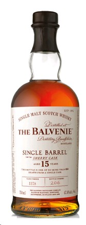 The Balvenie Scotch Single Malt 15 Year Sherry Cask 750ml