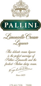 Pallini Limoncello Cream 750ml