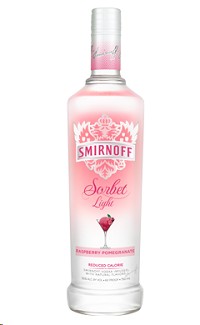 Smirnoff Sorbet Light Vodka Raspberry Pomegranate 1L