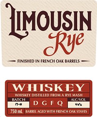 Limousin Rye Whiskey 750ml