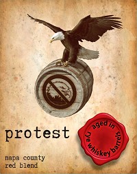 Protest Red Blend Aged In Rye Whiskey Barrels 750ml