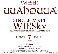 Wieser Wiesky Single Malt 7 Year Pinot Noir Uuahouua 750ml