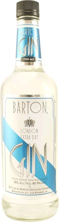 Barton Gin London Dry 750ml
