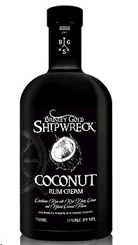 Brinley Gold Shipwreck Rum Cream Coconut 750ml