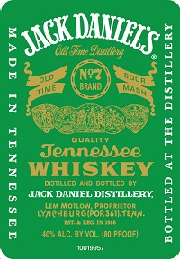 Jack Daniel's Whiskey Green Label 750ml