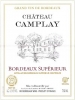 Chateau Camplay Bordeaux Superieur 750ml