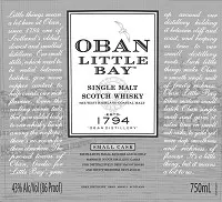 Oban Scotch Single Malt Small Cask Little Bay 750ml