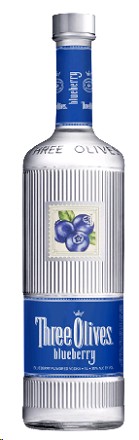 Three Olives Vodka Blueberry 1L