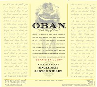 Oban Scotch Single Malt 14 Year 750ml