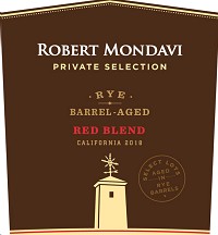 Robert Mondavi Red Blend Private Selection Aged In Rye Barrel 750ml