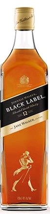 Johnnie Walker Scotch Black Label 12 Year The Jane Walker 750ml