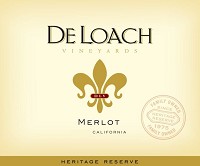 Deloach Vineyards Merlot Heritage Reserve 750ml
