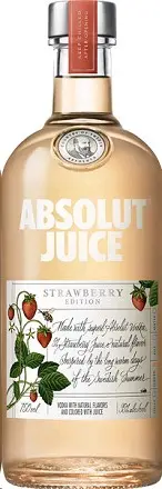 Absolut Vodka Strawberry Juice Edition 750ml