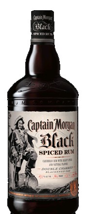 Captain Morgan Rum Black Spiced 750ml