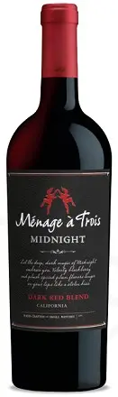 Menage A Trois Midnight Dark Red Blend 750ml