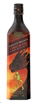 Johnnie Walker Scotch A Song Of Fire 750ml