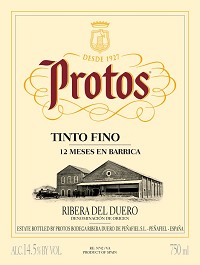 Protos Tinto Fino 12 Meses En Barrica