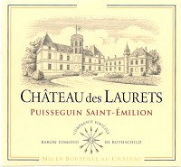 Chateau Des Laurets Puisseguin Saint Emilion 750ml