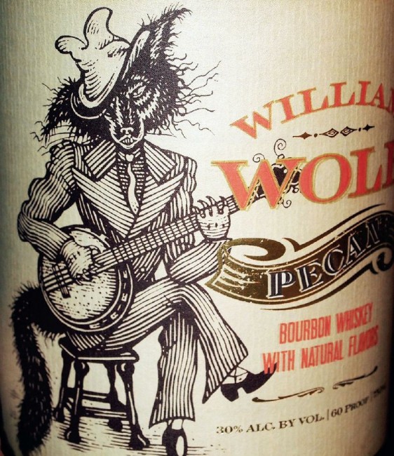 William Wolf - Peach Whiskey 750ml
