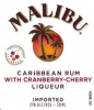 Malibu Rum Cranberry Cherry 1L
