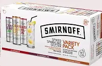 Smirnoff Spiked Sparkling Seltzer Variety Pack 12Oz