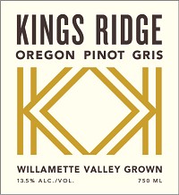 Kings Ridge Pinot Gris 750ml