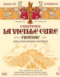 Chateau La Vieille Cure Fronsac 750ml