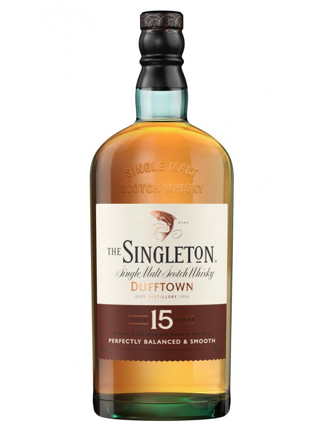 Dufftown - The Singleton - Speyside Single Malt 15 year old Whisky 70CL