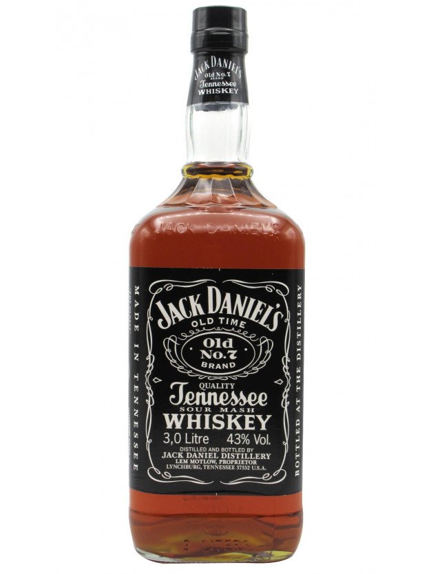 Jack Daniels - Old No. 7 (3 Litre Rounded old style bottle
