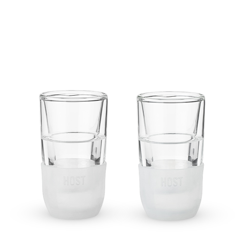 Glass FREEZE Shot Glass (set of two) by HOST