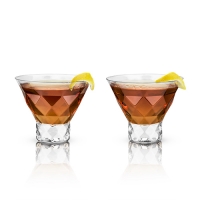 Gem Crystal Martini Glasses by Viski