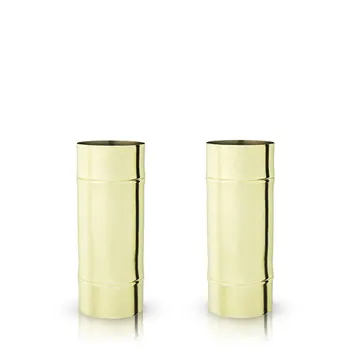 Gold Bamboo Highball Glasses by Viski